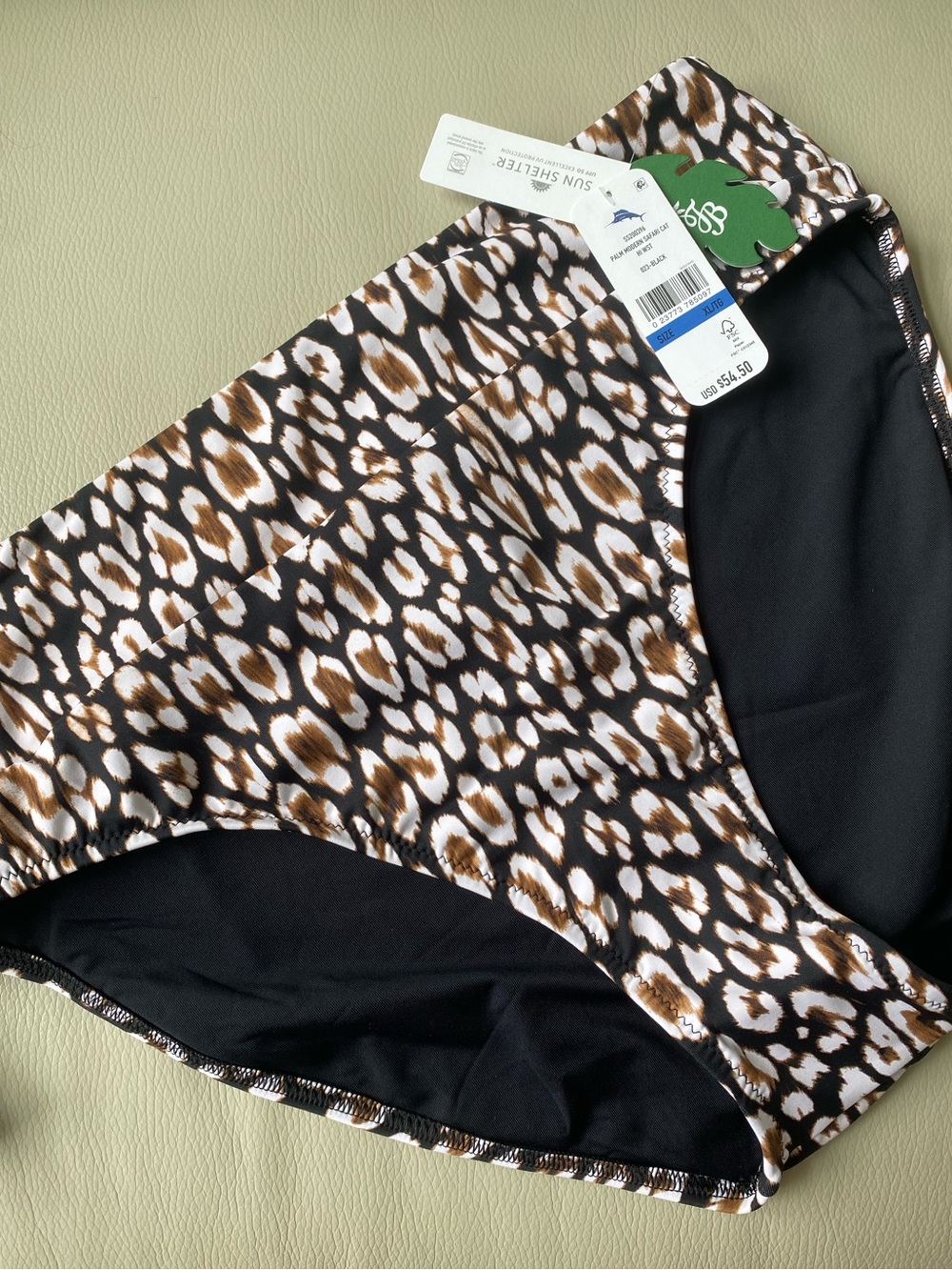 Tommy Bahama Palm Modern Safari Cat Tankini set - animal print bathing suit - Picture 3 of 9